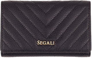 Segali portafoglio in pelle da donna 50512 black