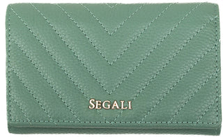 Segali portafoglio in pelle da donna 50512 lt.green