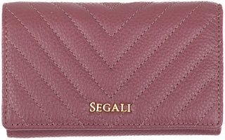 Segali Portafoglio In Pelle Da Donna viola