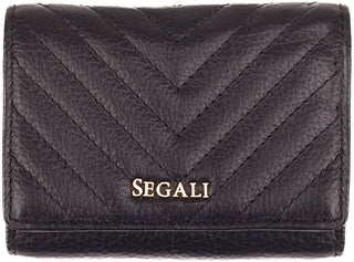 Segali Portafoglio In Pelle Da Donna 514 nero