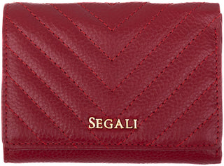Segali Portafoglio In Pelle Da Donna 514 rosso