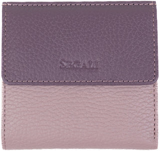 Segali Portafoglio In Pelle Da Donna orchidea rosa