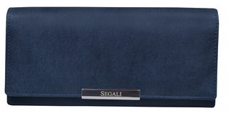Segali Portafoglio In Pelle Da Donna indigo