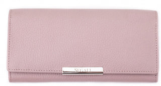 Segali Portefeuille en cuir pour femme rose 