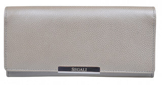 Segali portafoglio in pelle da donna 7066 silver