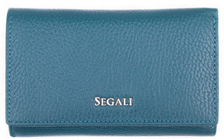 Segali portafoglio in pelle da donna 7074 B rain storm