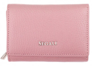 Segali portafoglio in pelle da donna 7106 B cameo rose