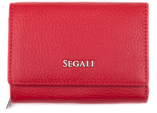 Segali Portafoglio In Pelle Da Donna rosso 7106