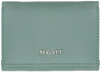 Segali portafoglio in pelle da donna 7106 B sage