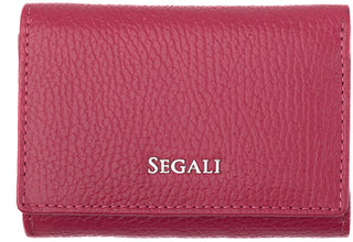 Segali Portafoglio In Pelle Da Donna magenta