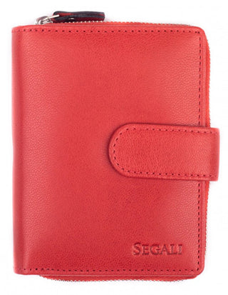 Segali portafoglio in pelle da donna 7521 red