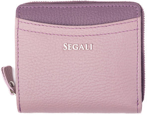 Segali portafoglio in pelle da donna 7544 B orchid/rose
