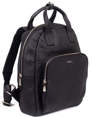 Segali da donna leather backpack 9026 Black