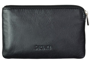 Segali Mini Portafoglio-Portachiavi In Pelle 7289 nero