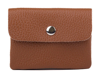Segali Mini portefeuille en cuir cognac 