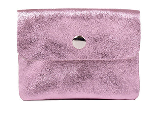 Segali Kožená mini peněženka NETA pink