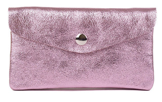 Segali Mini portefeuille en cuir rose 