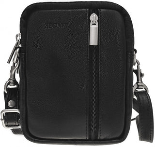 Segali Bolso bandolera de piel para hombre 