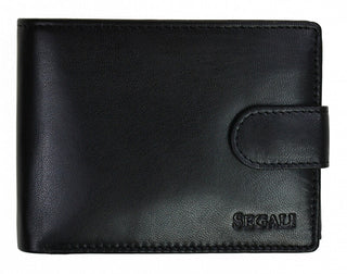Segali portafoglio in pelle da uomo 2511 black