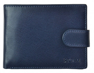 Segali portafoglio in pelle da uomo 2511 blue