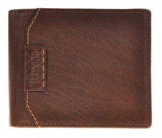 Segali portafoglio in pelle da uomo 50759 brown