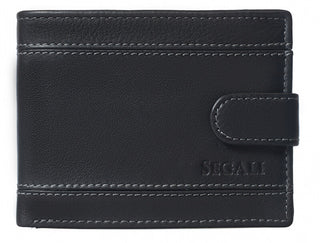Segali Portefeuille en cuir pour homme crème 