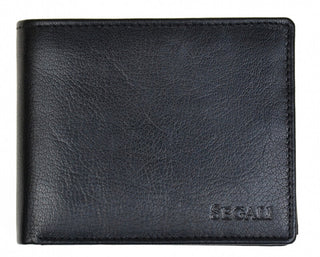 Segali portafoglio in pelle da uomo 7265 black