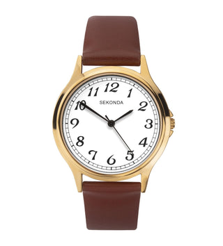 Sekonda Sekonda Orologio al quarzo con cinturino in pelle 1684.82 per uomo