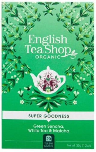 English tea shop Sencha, White Tea and Matcha BIO 20 bags