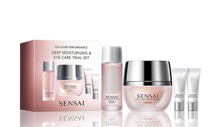 Sensai Cellular Performance Deep Moisturising & Eye Care Trial Set Set regalo