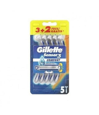 Gillette Sensor 3 Rasoio Comfort Usa&Getta 3+2 Free