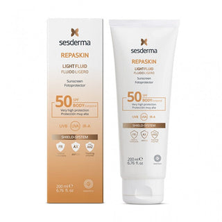 Sesderma Repaskin Light Body Lotion SPF 50 (Light Fluid Sun Protection) 200 ml