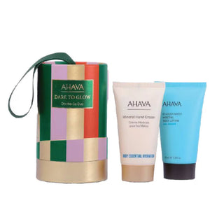 Set Ahava: Minerale, Idratazione, Crema Mani, 40 ml + Sea Kissed, Idratante, Lozione Corpo, 40 ml