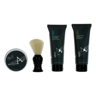 Set Aubusson: Cruiser Crema Detergente Elimina Impurità 100 ml + Cruiser Balsamo Dopobarba Calmante 100 ml + Cruiser Sapone da Barba 60 g + Cruiser Pennello da Barba in Legno Nero