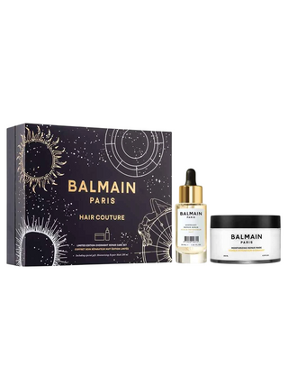 Set Balmain Professionnel: Notte, Oli botanici, Siero per capelli, Riparatore, 30 ml + Maschera crema idratante, Trattamento per capelli, Per riparare, 200 ml