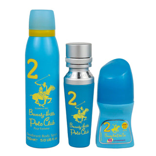 Set Beverly Hills Polo Club: n. 2 Eau de Parfum da donna 50 ml + n. 2 deodorante antitraspirante roll-on da donna 50 ml + 1982 - Sport 2 Spray corpo rinfrescante 150 ml