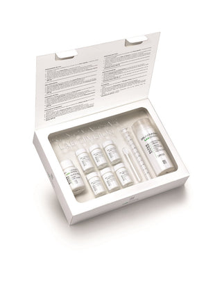Set Bruno Vassari: Glyco System Eliminates Impurities Exfoliating Powder 6 pieces 0.30g + Glyco System Protects & Hydrates Face Cream SPF 25 30 ml
