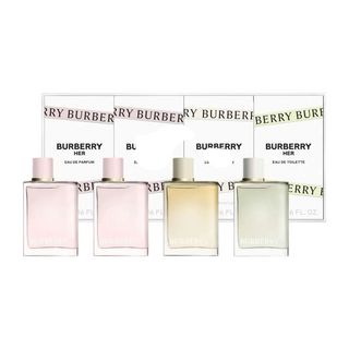 Set Burberry: Burberry Her Eau De Parfum da donna 2 pezzi 5 ml + Burberry Her Eau De Toilette da donna 5 ml + Her London Dream Eau De Parfum da donna 5 ml