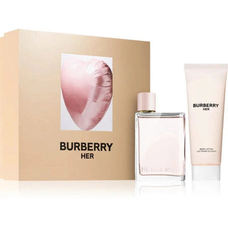 Set Burberry: Her Eau De Parfum Per Donna 50 ml + Her Idratante Lozione Corpo 75 ml