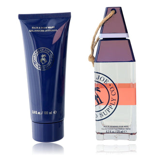 Set Caribbean Joe: Island Supply Musk, eau de toilette, per uomo, 125 ml + Island Supply Musk, gel doccia e shampoo 2 in 1, 100 ml