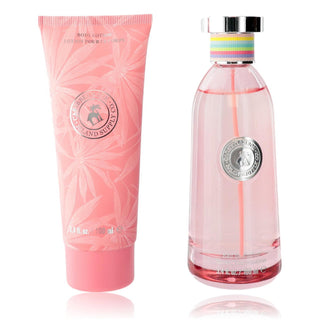 Set Caribbean Joe: Island Supply Tropical Haven, eau de parfum, per donna, 100 ml + Island Supply Tropical Haven, idratante, lozione per il corpo, 100 ml