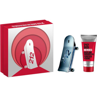 Cofanetto Carolina Herrera: 212 Heroes Eau De Toilette Uomo 90 ml + 212 Heroes Gel Doccia Per Tutti i Tipi di Pelle 100 ml
