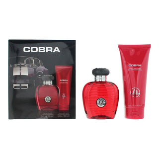 Set Carroll Shelby: Red Cobra, gel doccia e shampoo 2 in 1, 150 ml + Red Cobra, eau de toilette, per uomo, 100 ml