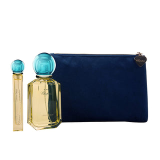 Happy Lemon Sweets Set Chopard: Happy Lemon Dulci, Eau De Parfum, for women, 100 ml + fabric bag, Blue + Happy Lemon Dulci, Eau De Parfum, for women, 10 ml