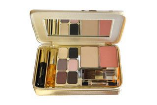Set Clarins: Multiuso, Palette viso, 8 tonalità, 18 g + Wonder Volume, Volumizzante, Mascara, Nero, 3 ml *Miniature + Lip Comfort, Glossy, Olio labbra, 2,8 ml *Miniature + Custodia in tessuto GWP
