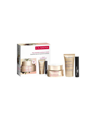 Set Clarins: Nutri-Lumiere Anti-età Giorno Crema Per il viso 50 ml + Nutri-Lumiere Anti-età Notte Crema Per il viso 15 ml + Wonder Volume Volumizzante Mascara Nero 3 ml *Miniatura
