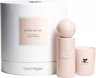 Set Courrèges: La Fille De L'air Eau De Parfum da donna 100 ml + La Fille De L'air Candela profumata 190 g