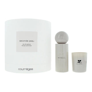 Courrèges Second Skin Set: Eau de Parfum unisex 100 ml + candela profumata 75 g