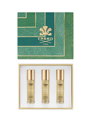 Set Creed: Aventus, Eau De Parfum, Per Uomo, 10 ml + Green Irish Tweed, Eau De Parfum, Per Uomo, 10 ml + Silver Mountain Water, Eau De Parfum, Per Uomo, 10 ml
