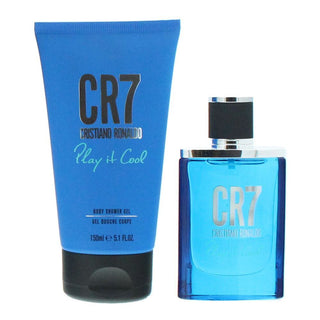 Set Cristiano Ronaldo: CR7 Play It Cool, Eau De Toilette, per uomo, 30 ml + CR7 Play It Cool, detergente, gel doccia, per tutti i tipi di pelle, 150 ml